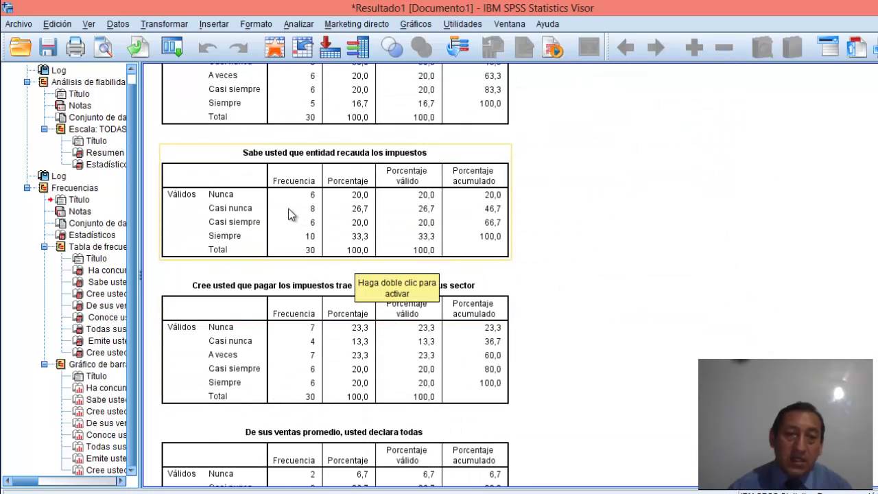 Aprende a crear tablas de frecuencia en IBM SPSS guía completa